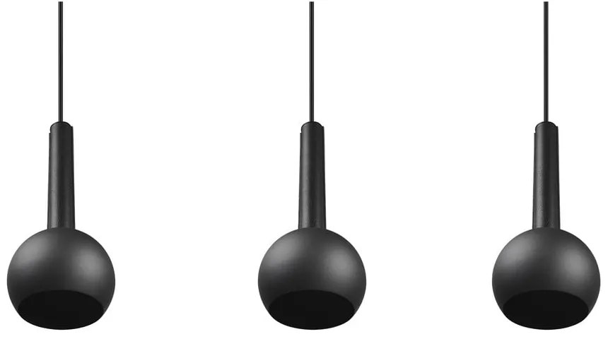 Czarna lampa wisząca Ciliana – CINQUE