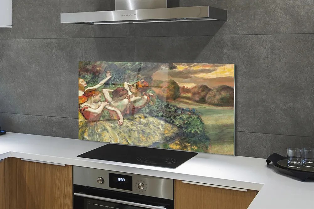 Panel nad Blat Kuchenny Cztery Tancerki - Edgar Degas