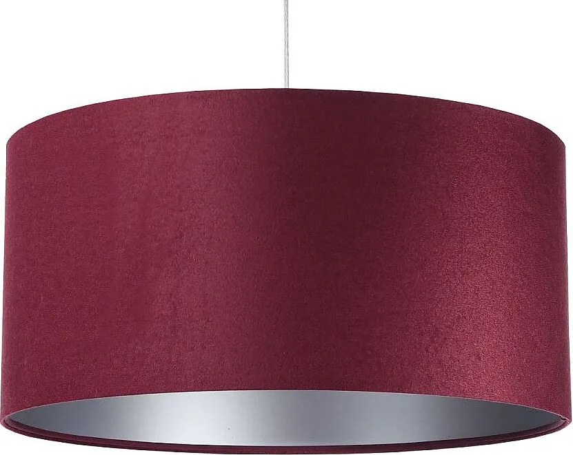 Lampa wisząca HOME 40 bordowa/srebrna