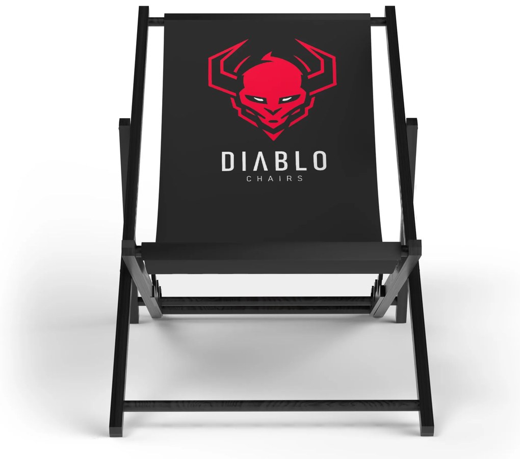 Leżak ogrodowy Diablo Chairs, czarny