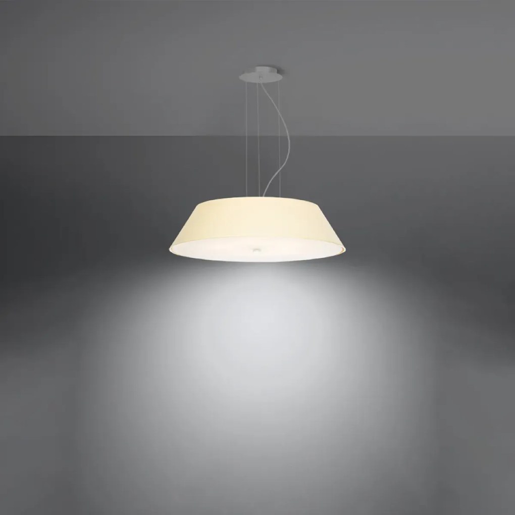 Żyrandol VEGA 60 biały SOLLUX  LIGHTING