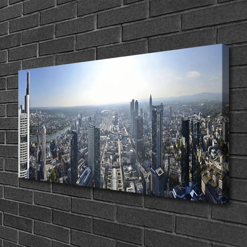 Obraz na płótnie Rytm Miejskiej Zabudowy