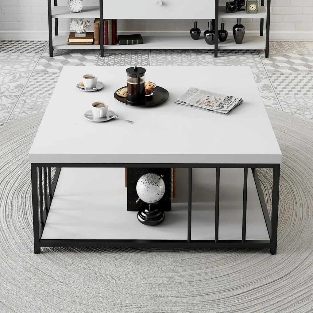 Stolik konferencyjny Zenn White and Black