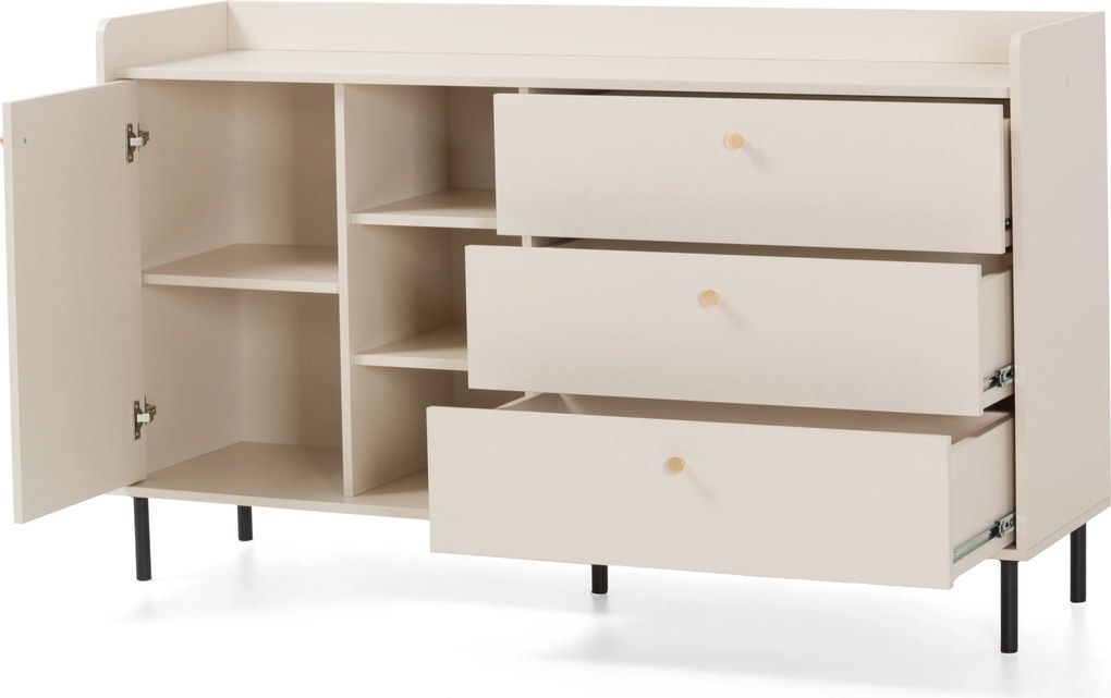 Komoda ASTREA 153,5 cm do Salonu Sypialni Odcienie beżu