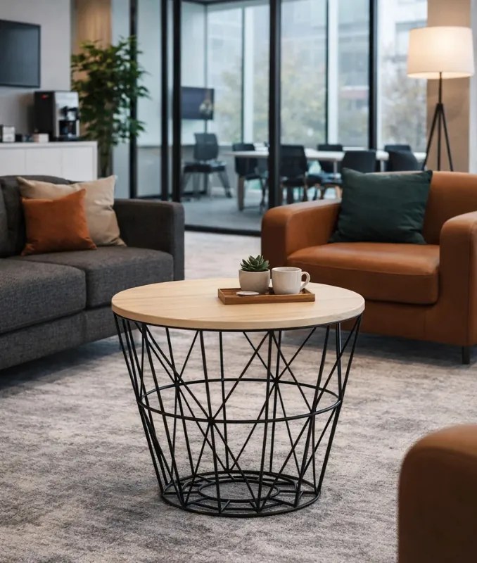 Okrągły stół konferencyjny STILO, buk