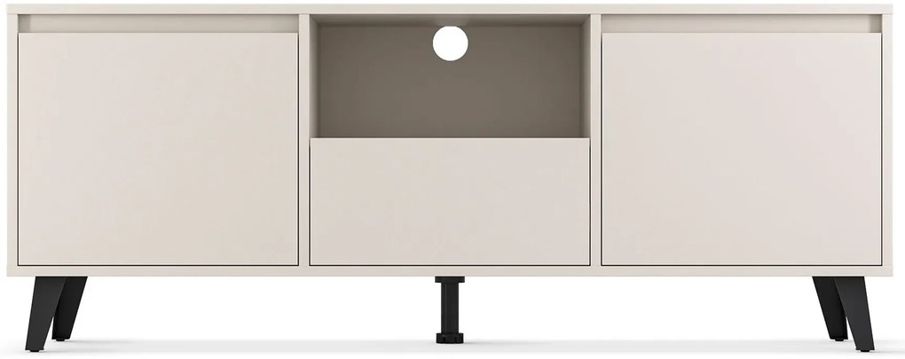 Kaszmirowy stolik RTV na nóżkach do salonu Z0-L31