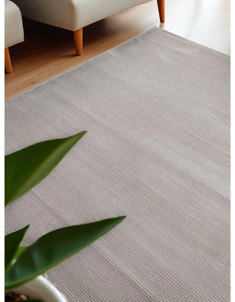 Szaro-kremowy dywan 200x280 cm Perles Dolomite – Elle Decoration