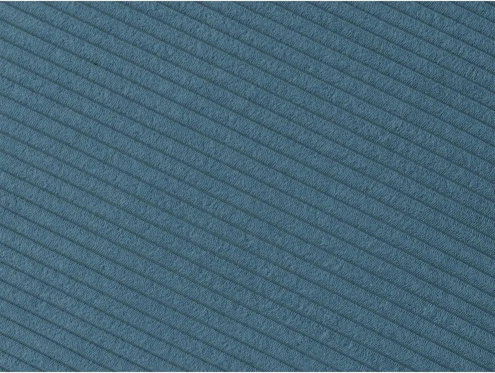 Niebieska sztruksowa sofa 242 cm Giorgia – Bobochic Paris