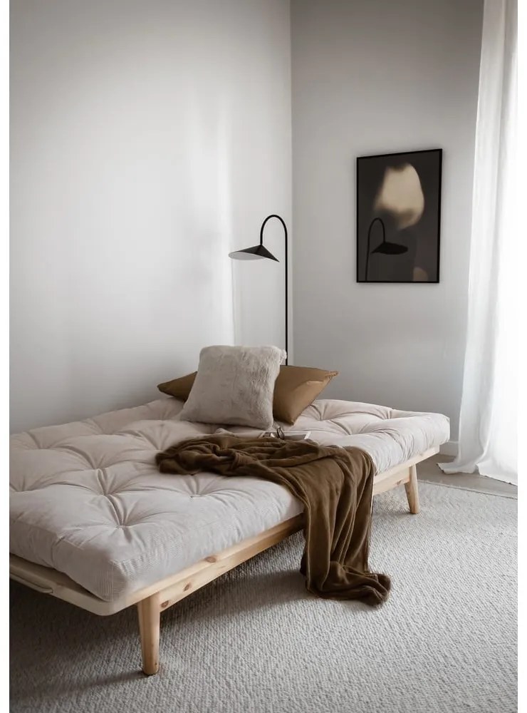 Musztardowa rozkładana sofa 190 cm Folk – Karup Design