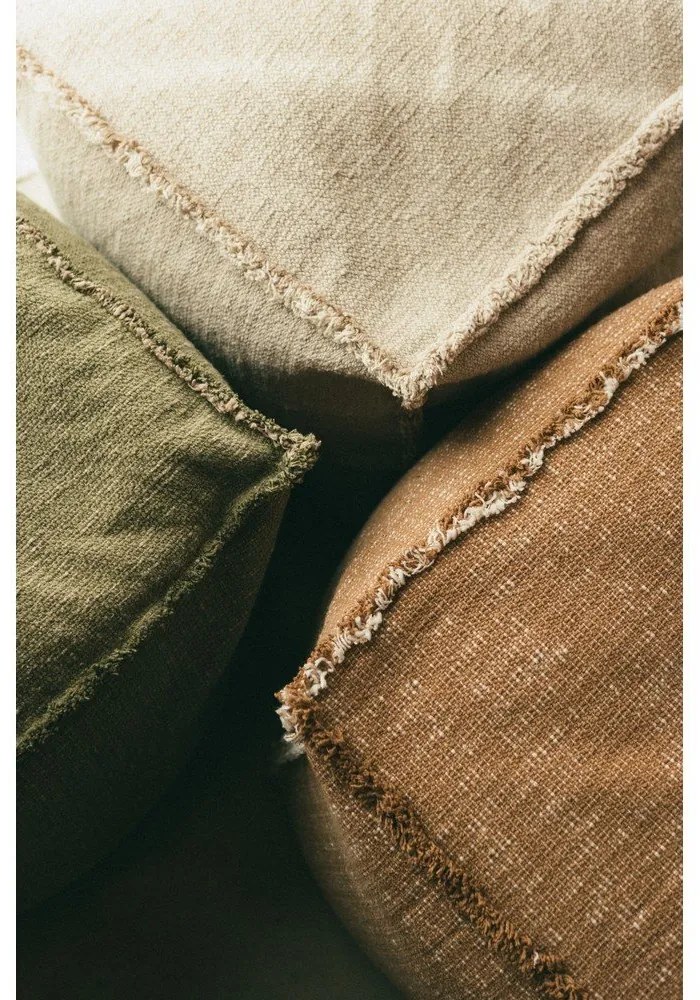 Worek do siedzenia w kolorze khaki Handloom – Lorena Canals