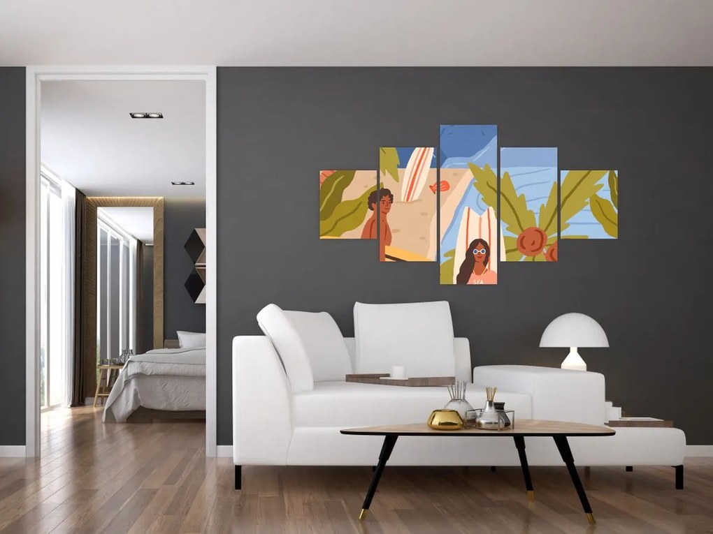Obraz - Ciesz się życiem (125x70 cm)