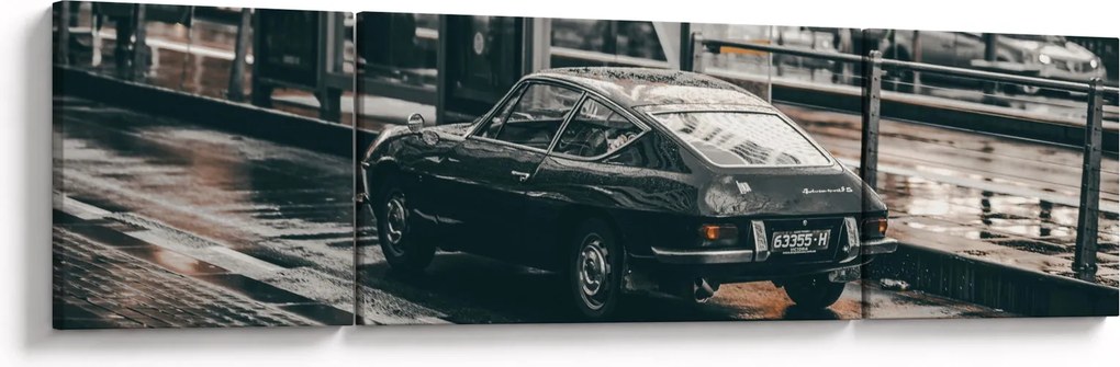 Obraz poruszającego się samochodu (170x50 cm)
