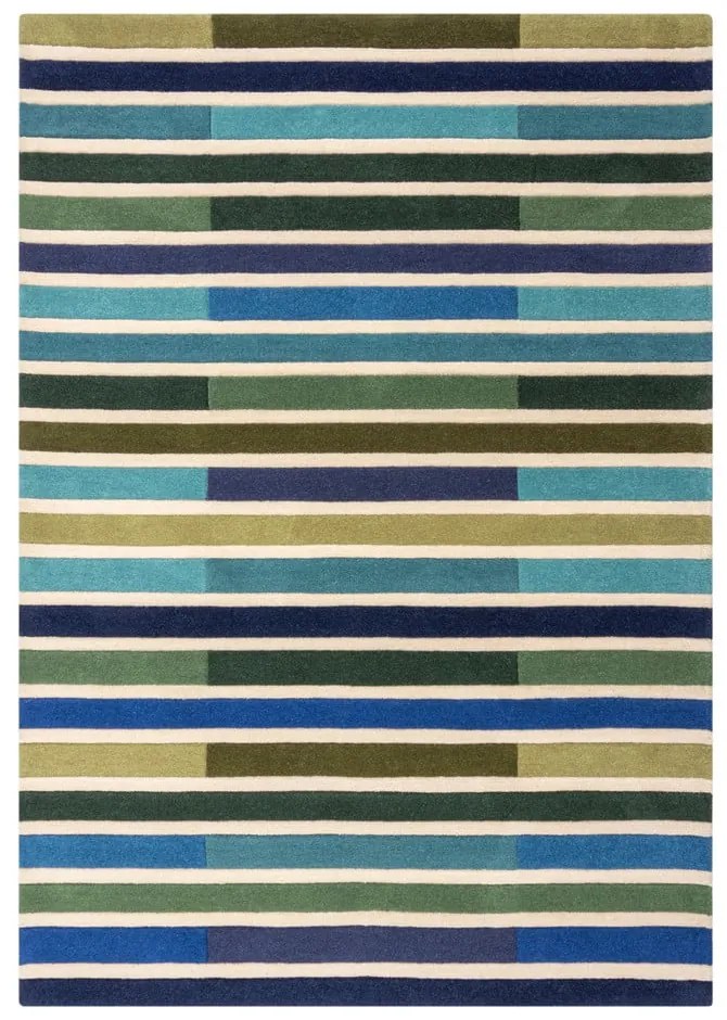 Zielony dywan wełniany 170x120 cm Piano – Flair Rugs