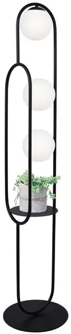 Nowoczesna lampa stojąca z półką - S824 K6-B46