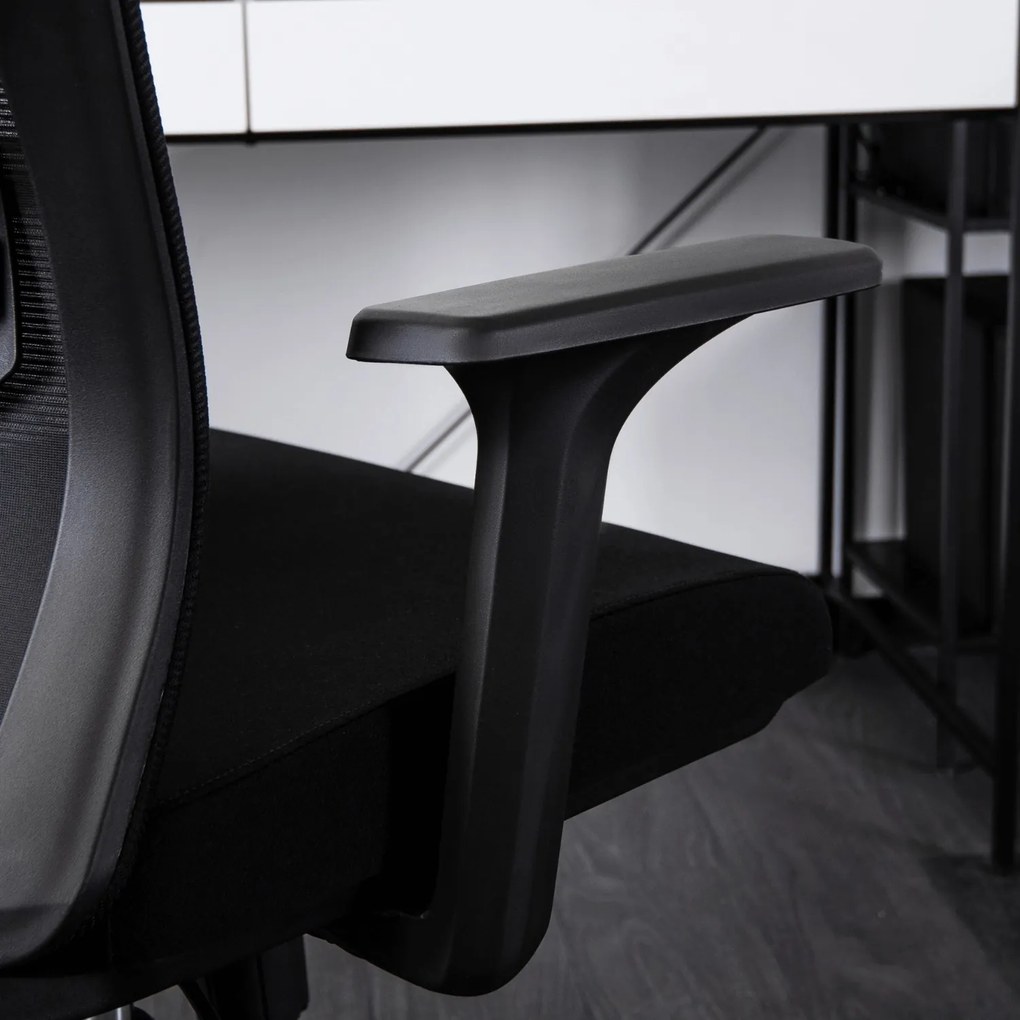 Ergonomiczny fotel biurowy z tkaniny membranowej i siatki Spiral