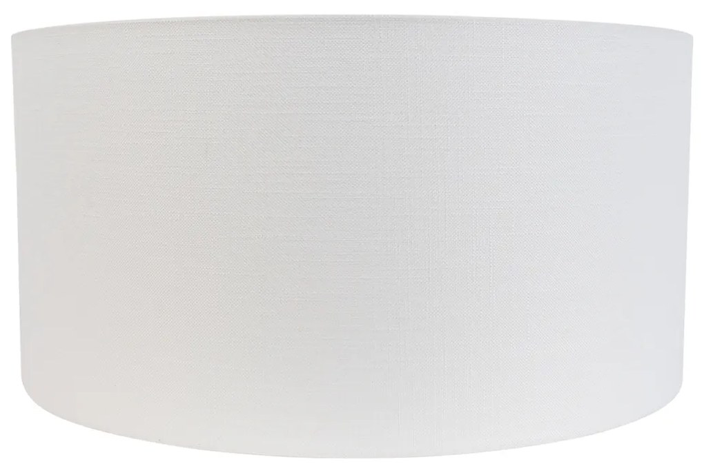 Biały abażur z tkaniny 50/50/25