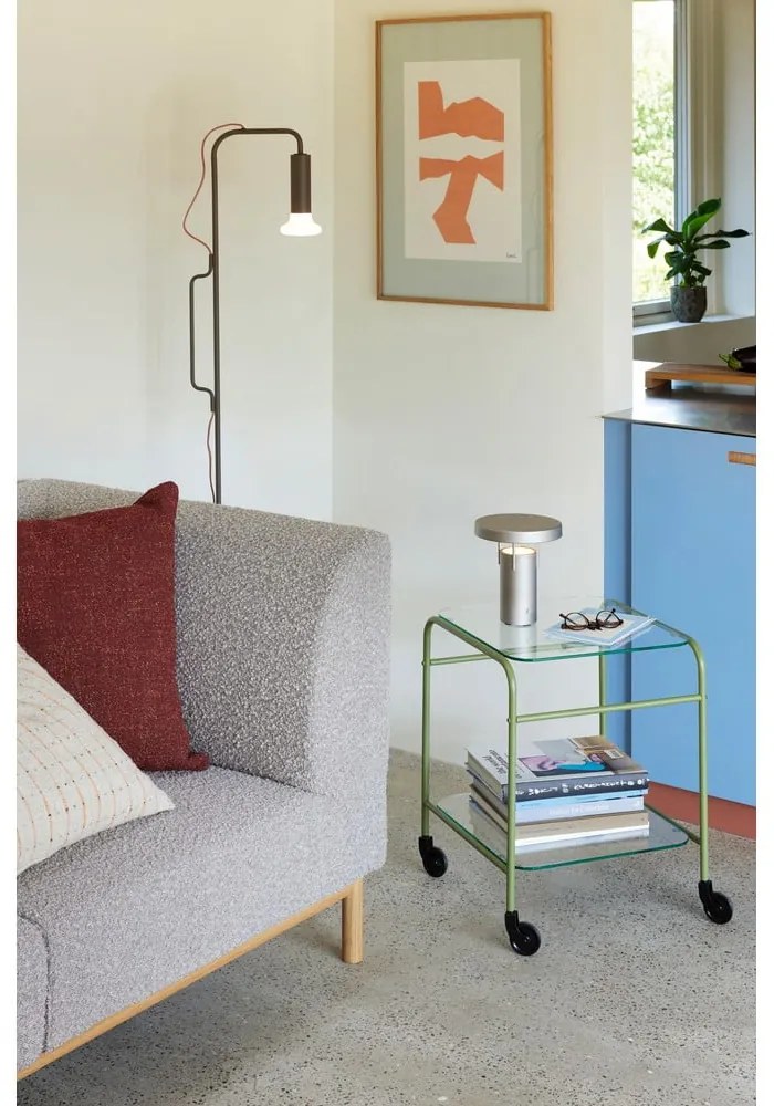 Brązowa lampa stojąca (wysokość 154 cm) Ido – Hübsch