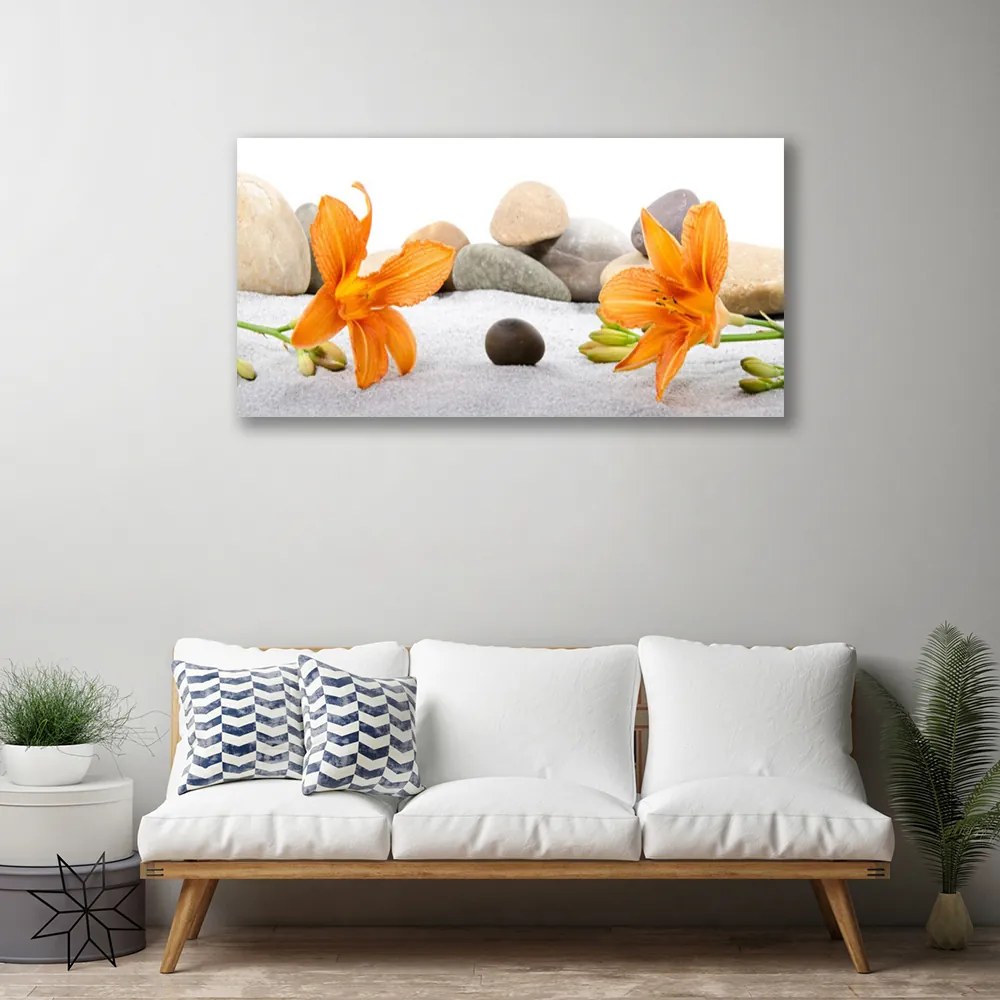 Obraz canvas Artystyczna Interpretacja Lilii