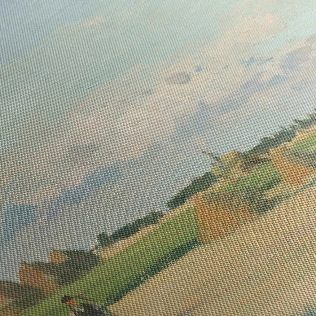 Obraz - Camille Pissarro, Landscape, Ile de France, reprodukcje (70x50 cm)