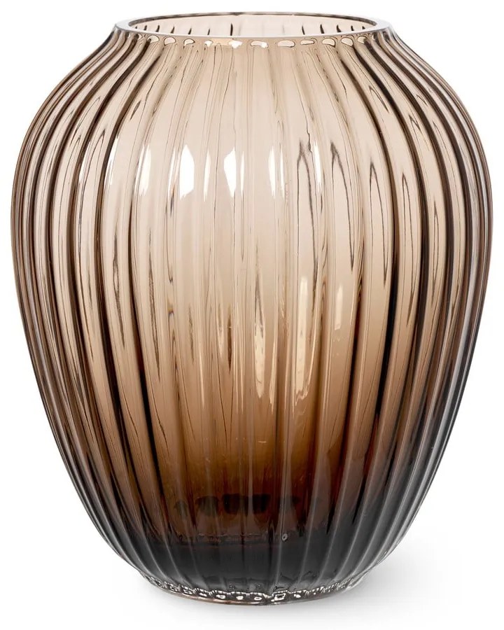 Brązowy szklany wazon Kähler Design Hammershøi, wys. 18,5 cm