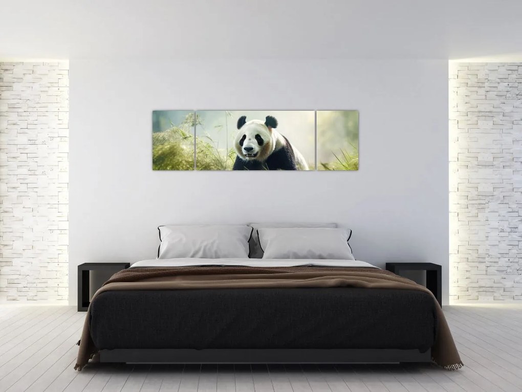 Obraz - Panda (170x50 cm)
