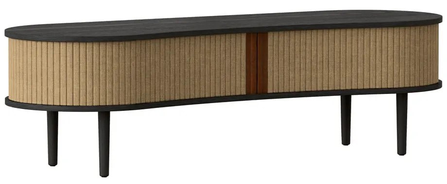 Brązowa szafka pod TV w dekorze dębu 140x40 cm Audacious – UMAGE