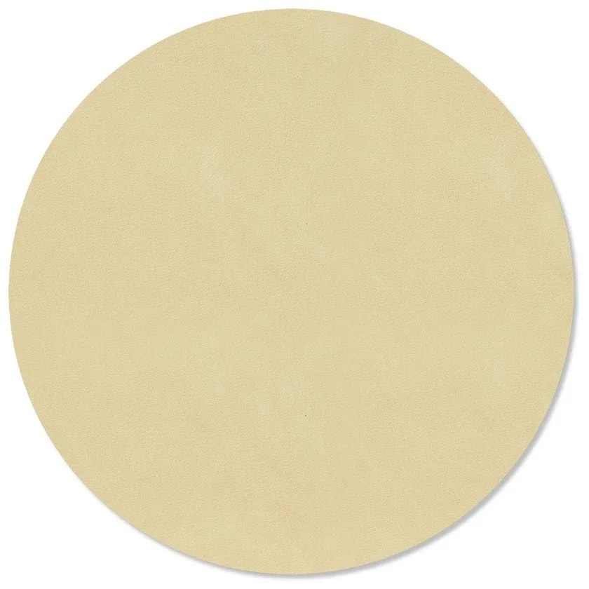 Mata stołowa ze skóry ekologicznej ø 30 cm Circle M Nupo – LIND DNA