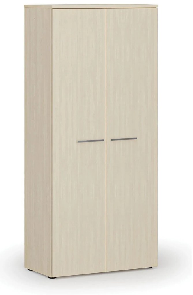 Szafa ubraniowa z wysuwem PRIMO WOOD, 800 x 420 x 1781 mm, brzoza