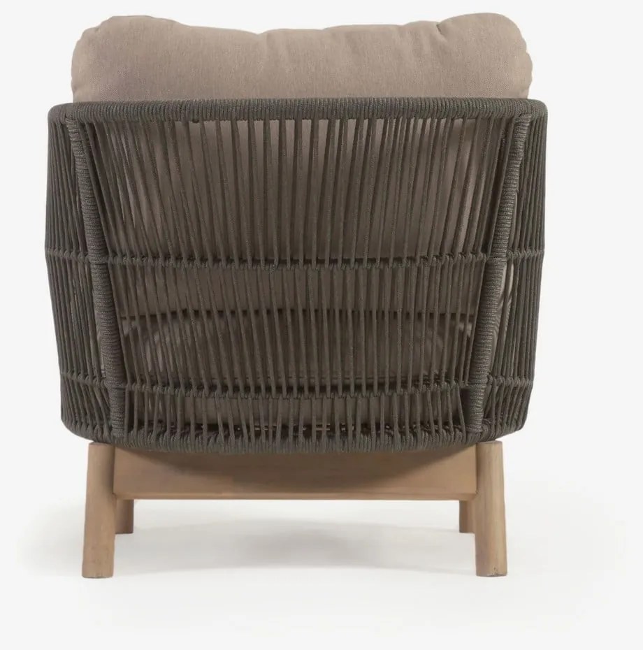 Fotel ogrodowy w kolorze khaki Kave Home Catalina
