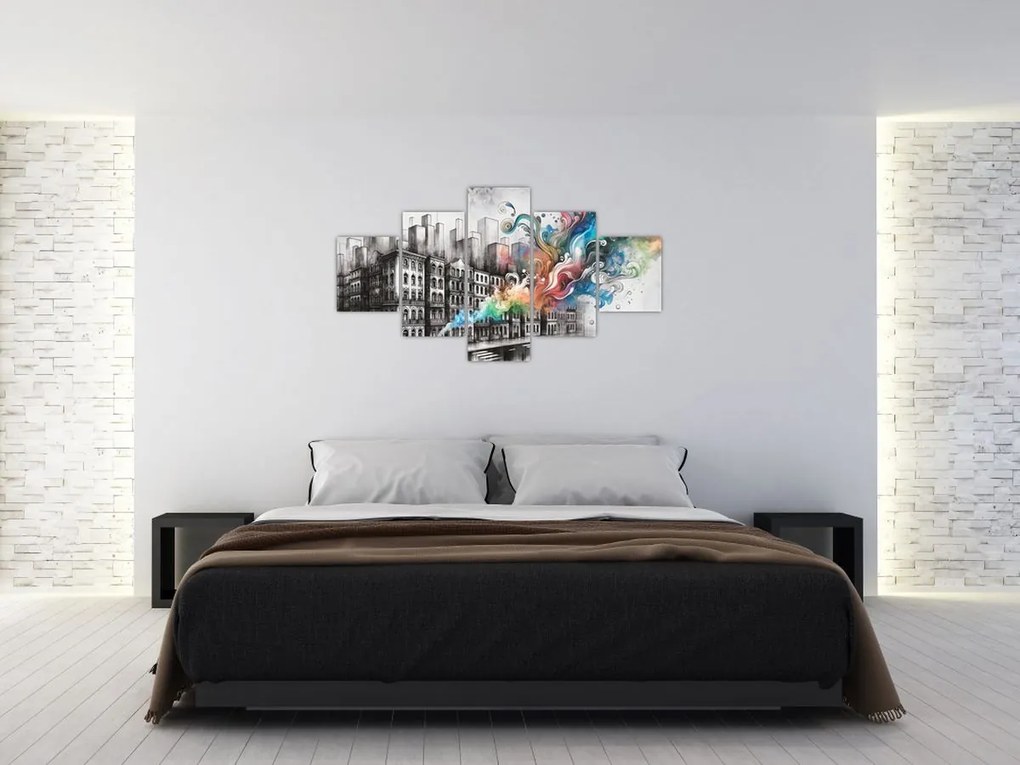 Obraz - Przemysłowe życie (125x70 cm)