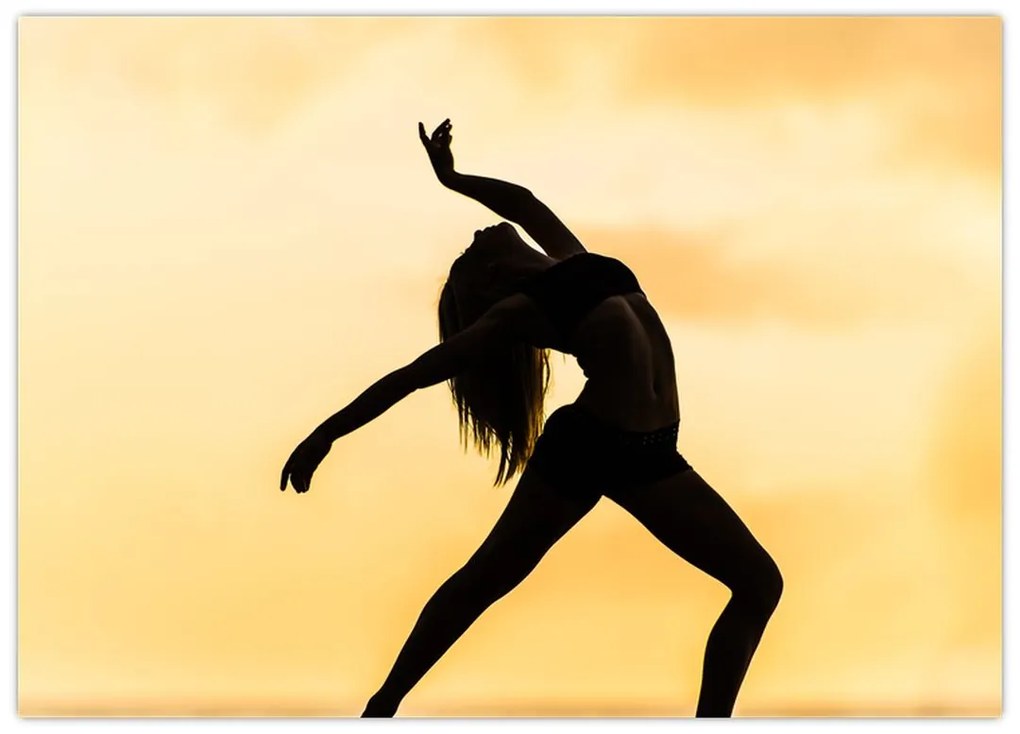 Obraz na szkle tancerki (70x50 cm)