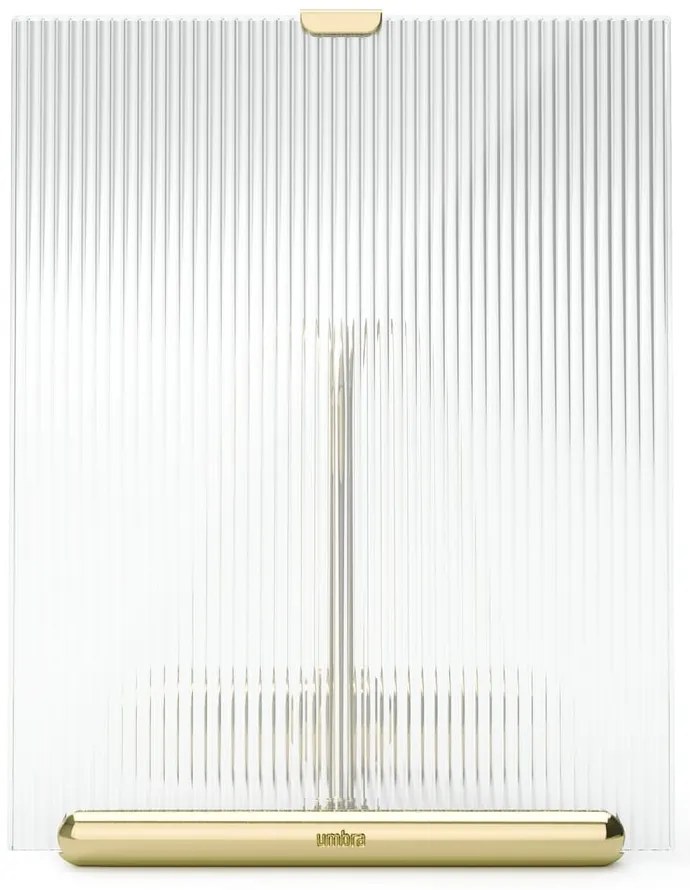 Szklana ramka stojąca w kolorze złota 16x20 cm Flute – Umbra