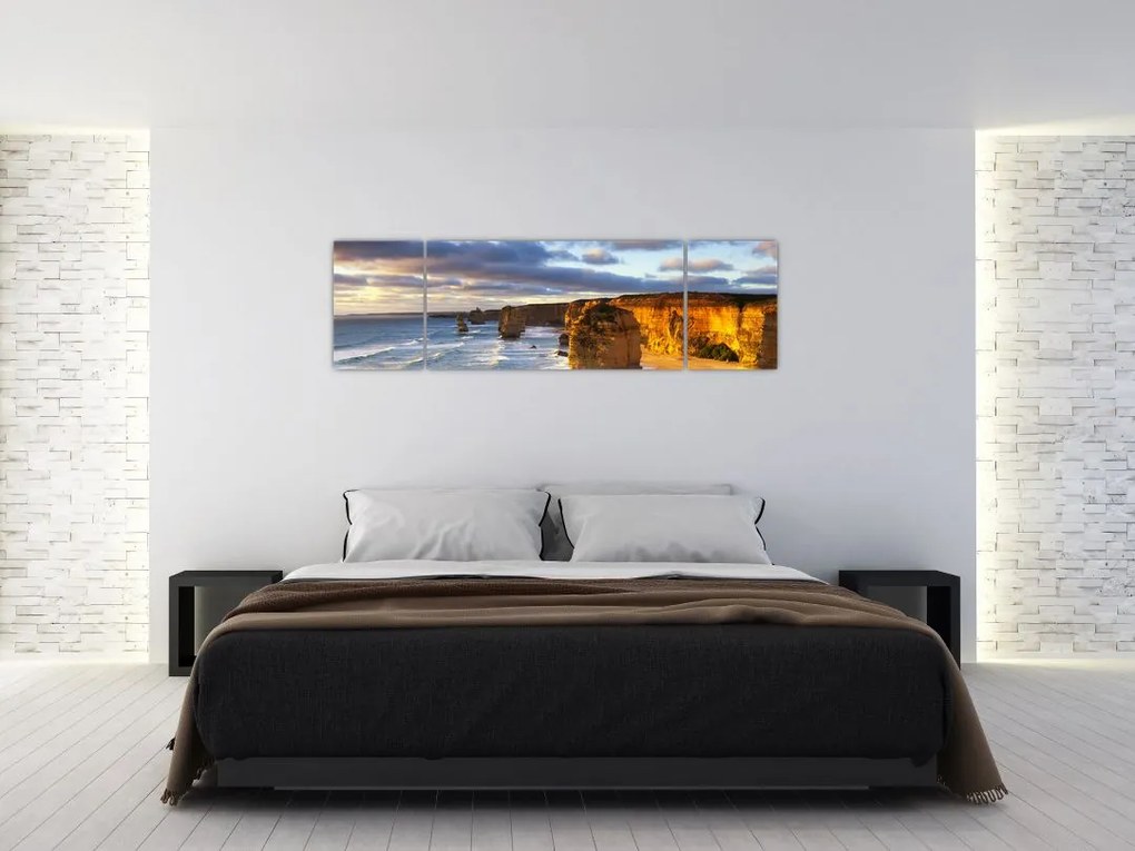 Obraz klifów morskich (170x50 cm)