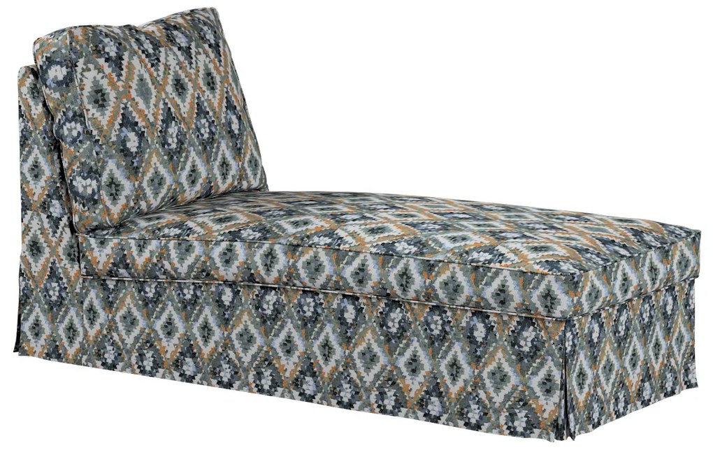 Pokrowiec na szezlong/ leżankę Ektorp wolnostojący prosty tył