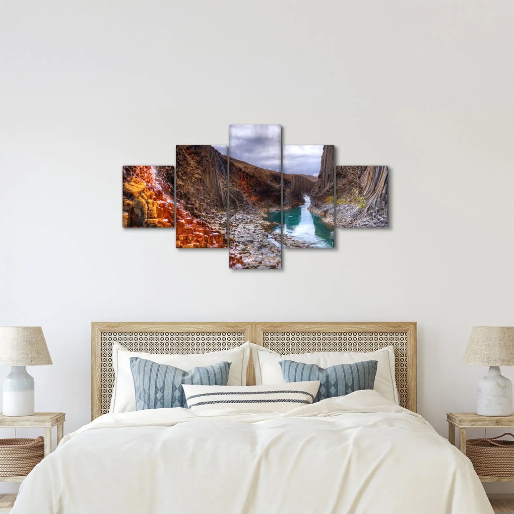 Obraz - Kanion Studlagil (125x70 cm)