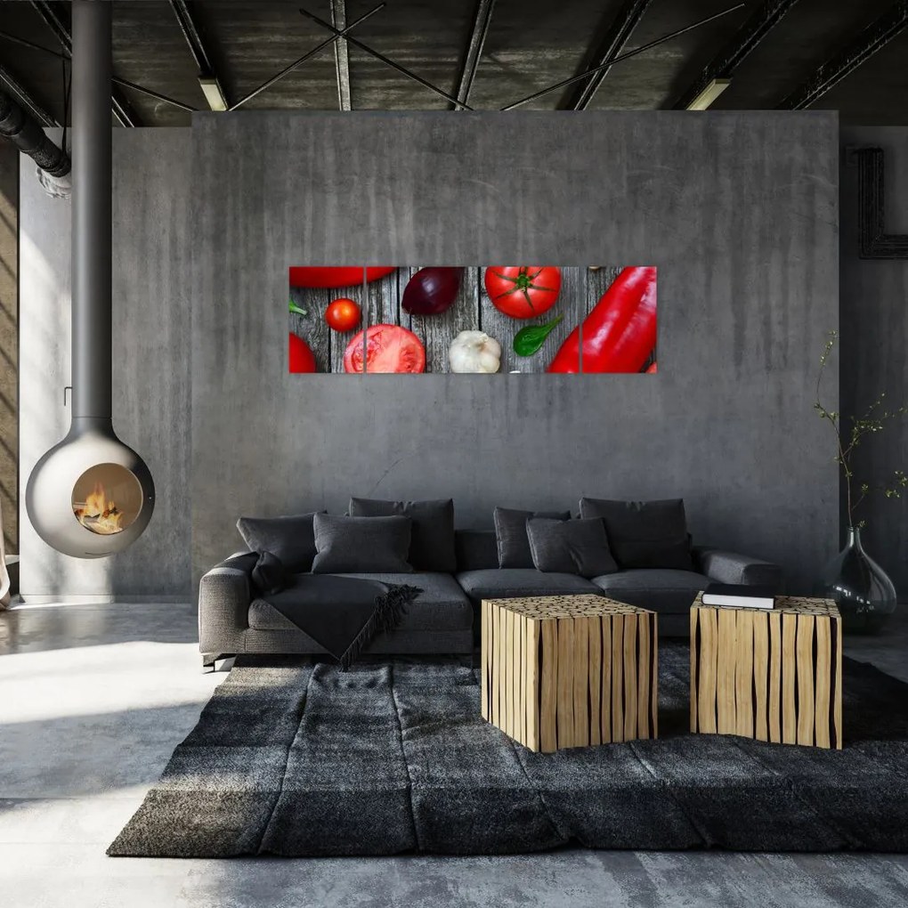 Obraz warzyw (170x50 cm)