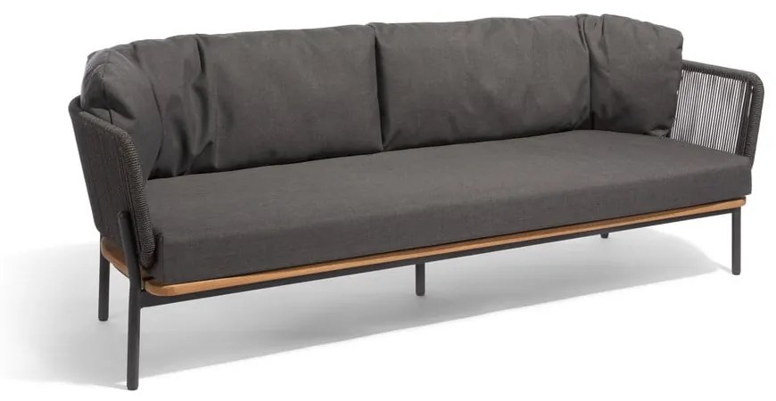 Ciemnoszara sofa ogrodowa Omer – Diphano