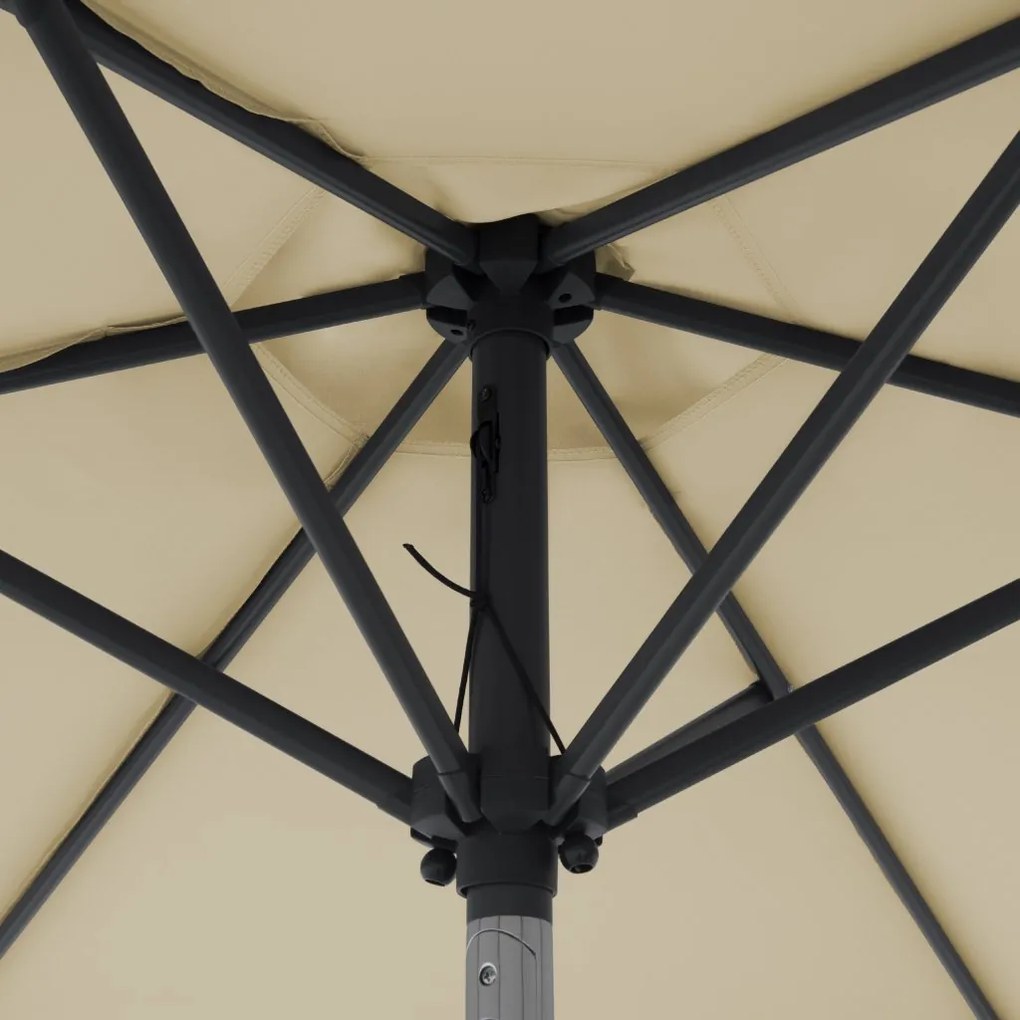 Doppler LIFE jasny parasol ogrodowy 180 cm beżowy