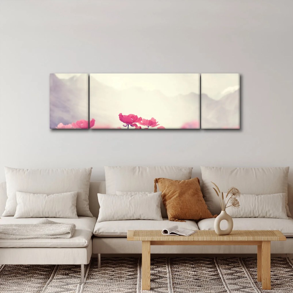 Obraz - Maki (170x50 cm)