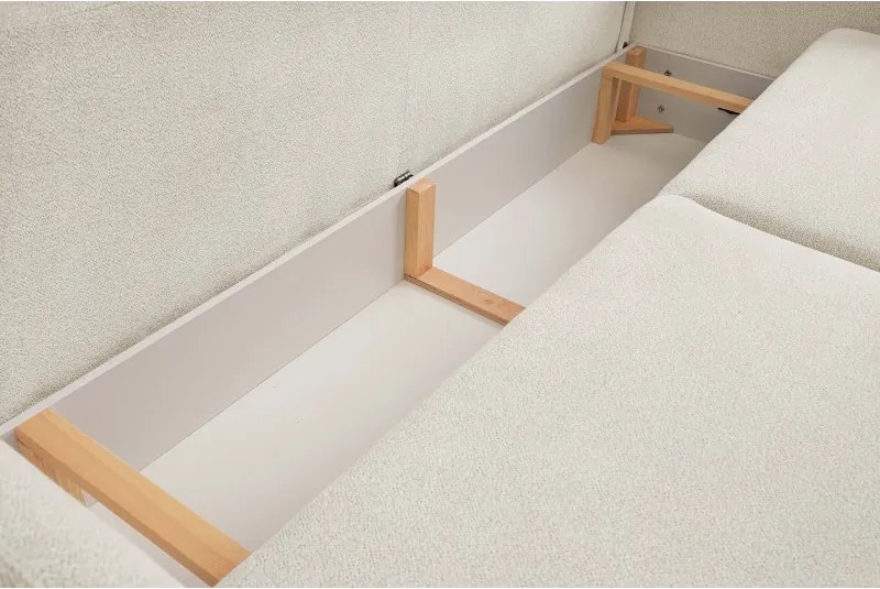 Sofa LOOP z funkcja spania i pojemnikiem BIAŁY RAVEN 21