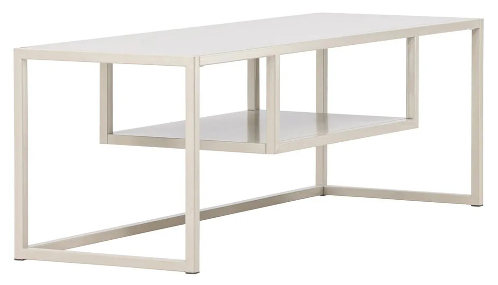 Metalowa szafka RTV RIVERSIDE 120x40cm, beżowy