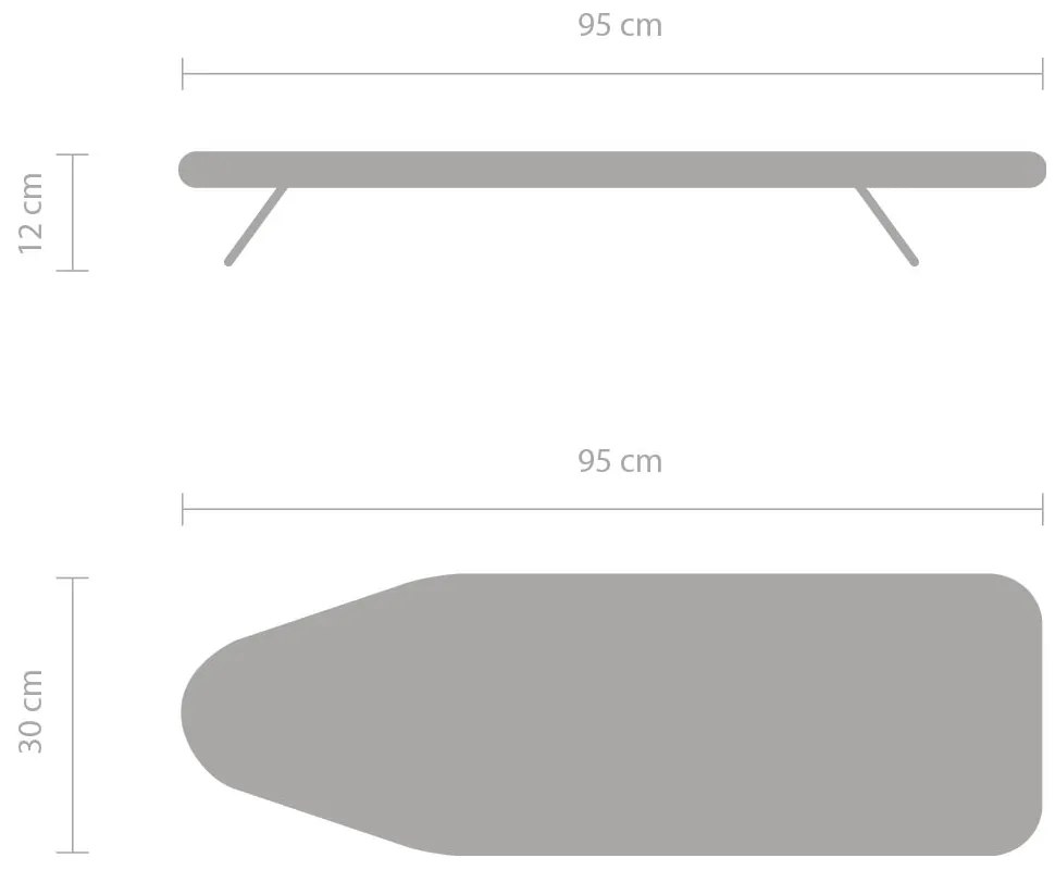 Stołowa deska do prasowania Metallised S – Brabantia