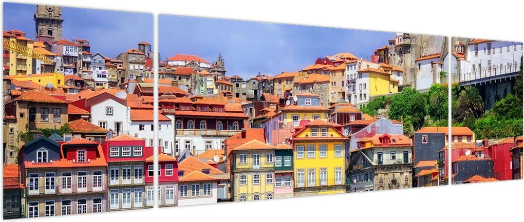 Obraz - Ribeira, Portugalia (170x50 cm)