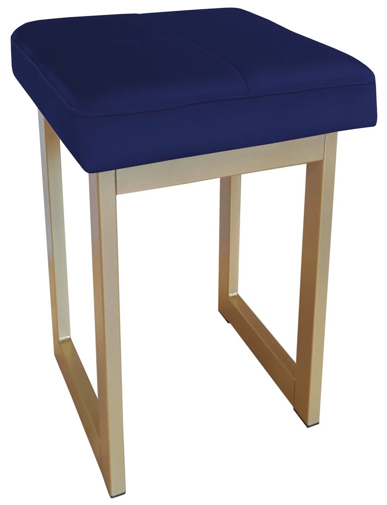 TABORET SOLID 60cm STOŁEK LOFT podstawa złota MG16