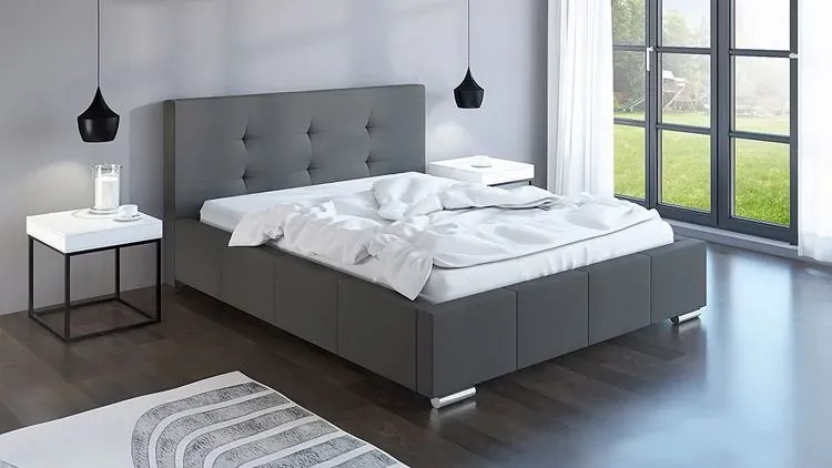 Podwójne łóżko pikowane 160x200 Ringe 2X - 36 kolorów