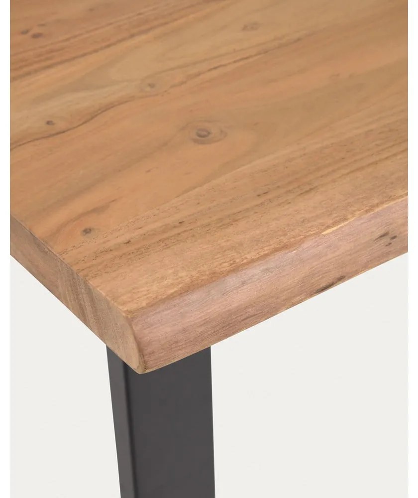 Stolik barowy z blatem z drewna akacjowego 60x140 cm Alaia – Kave Home