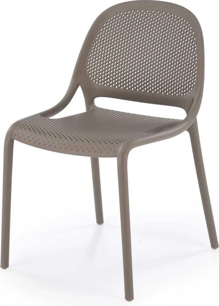 Sztaplowane krzesło kawiarniane K532 Halmar z polipropylenu