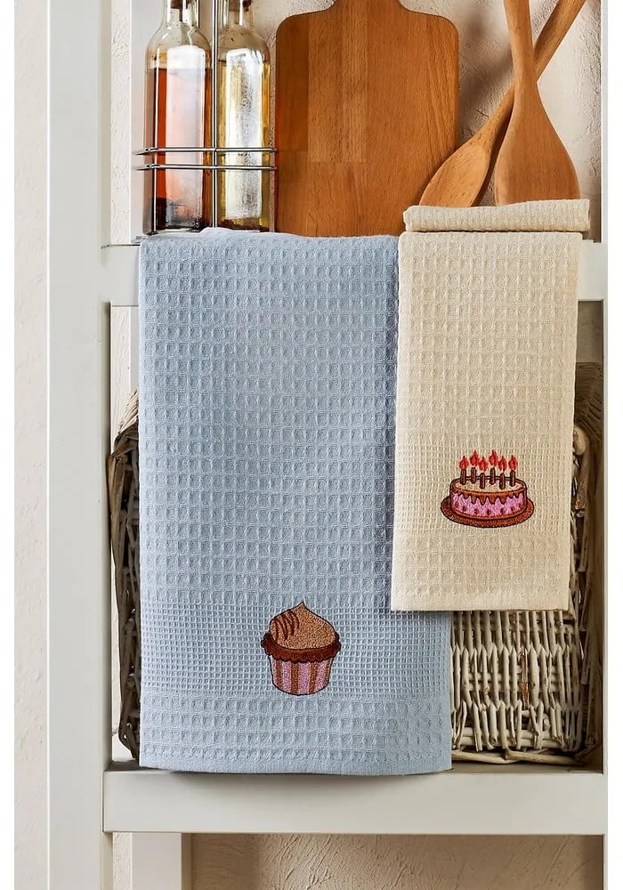 Bawełniane ścierki zestaw 6 szt. 40x60 cm Cake – Foutastic
