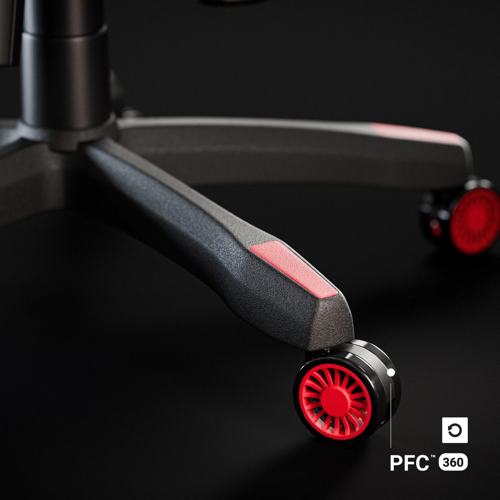 Fotel gamingowy Diablo X-Ray 2.0 King Size, czarno-czerwony