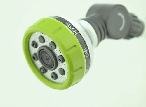 Garvia Pistolet zraszający Circular Metal/Plastic, 8 funkcji z przedłużką